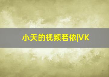 小天的视频若依|VK